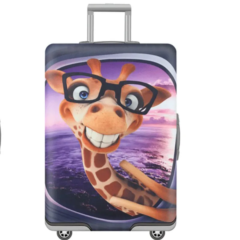 

2020 new thick printed elastic cloth case cover universal travel suitcase rod protective cover dust cover