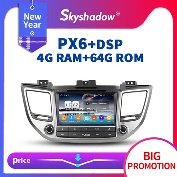 

PX6 DSP IPS Android 9.0 4GB + 64GB Car DVD Player GPS map RDS Radio wifi Bluetooth 5.0 For Hyundai TUCSON IX35 2015 2016 2017