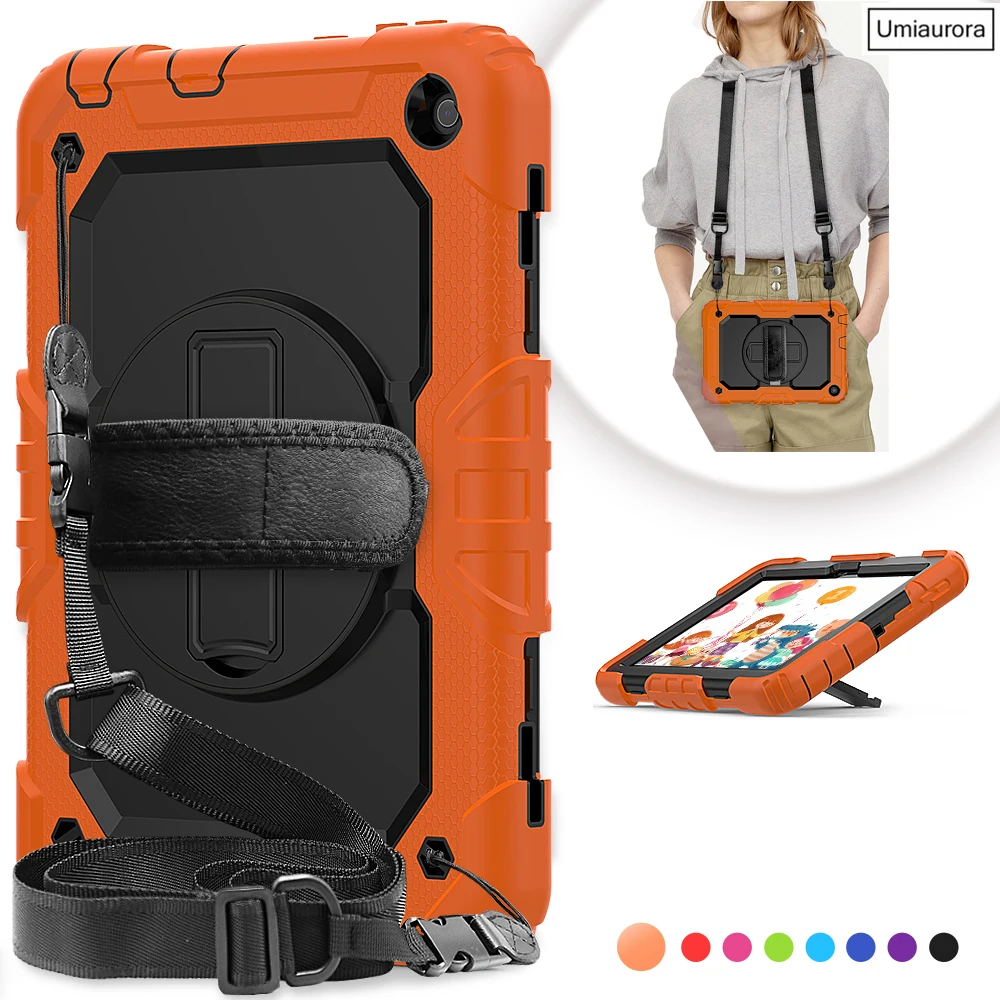 Tablet-Hülle für Kindle Fire 8 10 HD8 HD10 Plus 2020 2021, robuste, stoßfeste Silikonhülle für Kinder für HD 7 2017_voghion.com