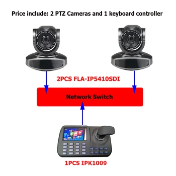 

Mini Size Full HD 1080P SDI IP Video Conference Camera 10x Optical Zoom and 5inch PTZ IP Keyboard Controller