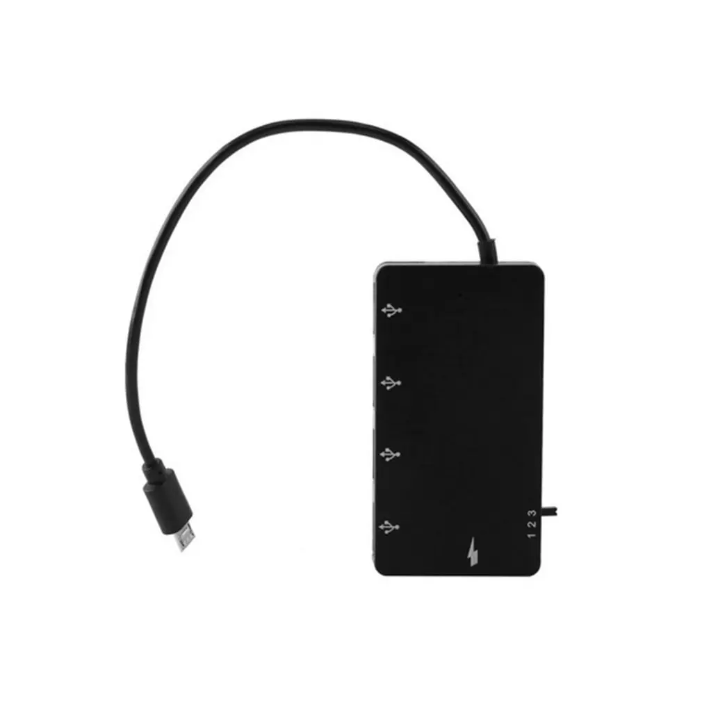 Nexest Черный Micro USB OTG зарядный концентратор адаптер Горячая-подключение USB концентраторы для смартфонов планшет u-диск Мышь Клавиатура геймпад