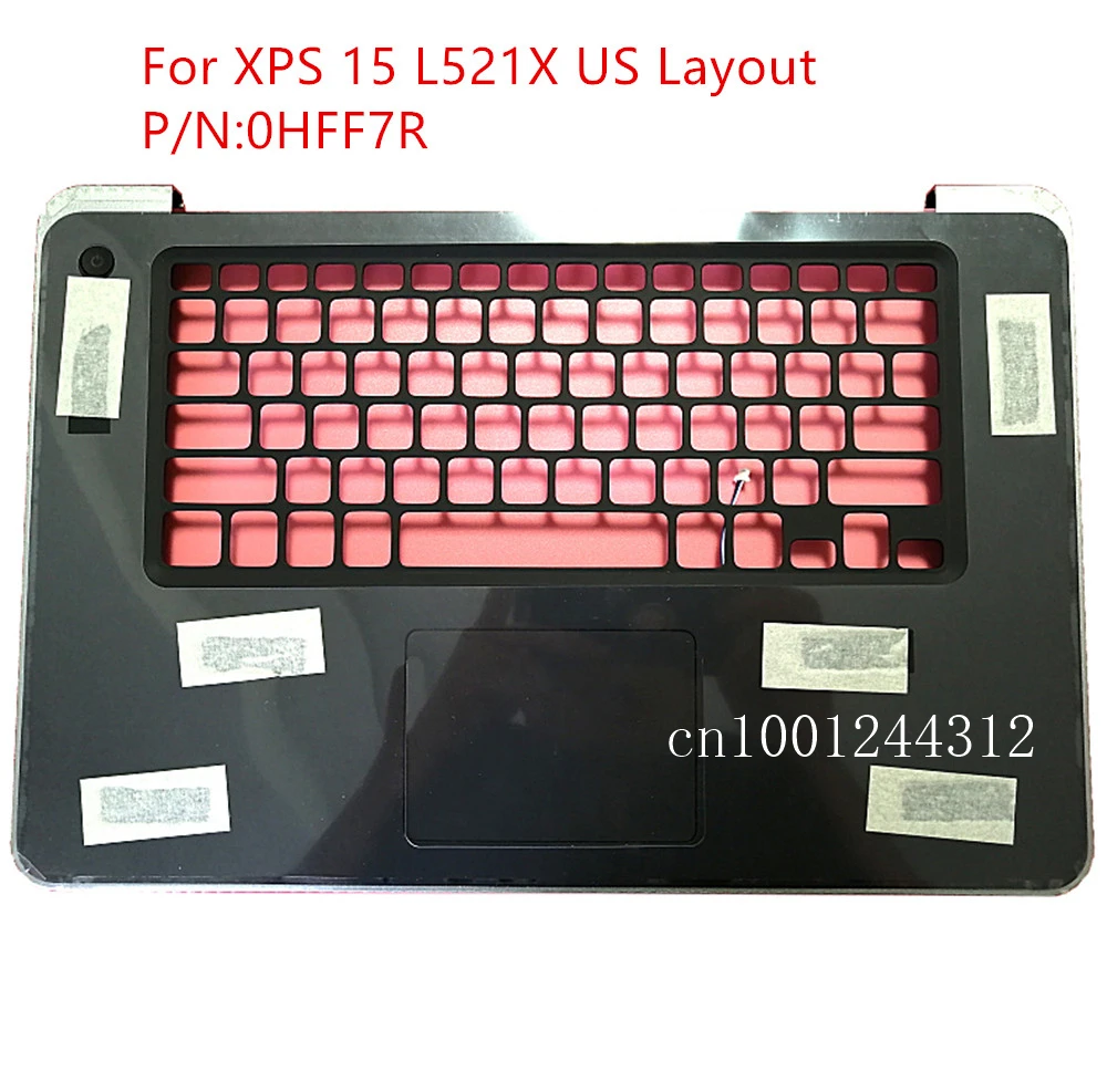 Для DELL XPS 15 L521X и Упор для рук верхний чехол клавиатура ободок крышки 0HFF7R