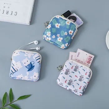 

Small Coin Purse Canvas Women Cute Mini Coin Wallet Pouch Girl Kids Card Money Key Lipstick Napkin Earphone Storage Bags