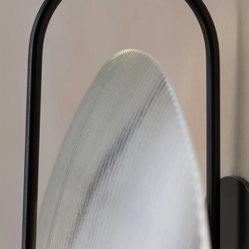 Современные скандинавские круглые стеклянные настенная лампа светодиодный настенный светильник прикроватный бра для спальни гостиной прохода индивидуальное зеркало Luminiare