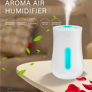 

ELOOLE 200ML USB Portable Air Humidifier Candy Color Aroma Diffuser Cool Mist Maker Mini Detachable Humidifier With LED Light