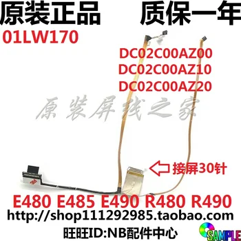 

Video screen Flex wire For LENOVO E480 E485 E490 R480 R490 laptop LCD LED LVDS Display Ribbon cable 01LW170 DC02C00AZ20 10 00