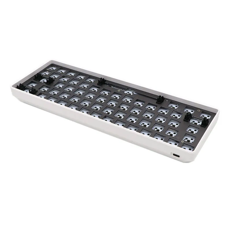 BGKP GK61/GK64 Black case White case mechanical keyboard diy shell