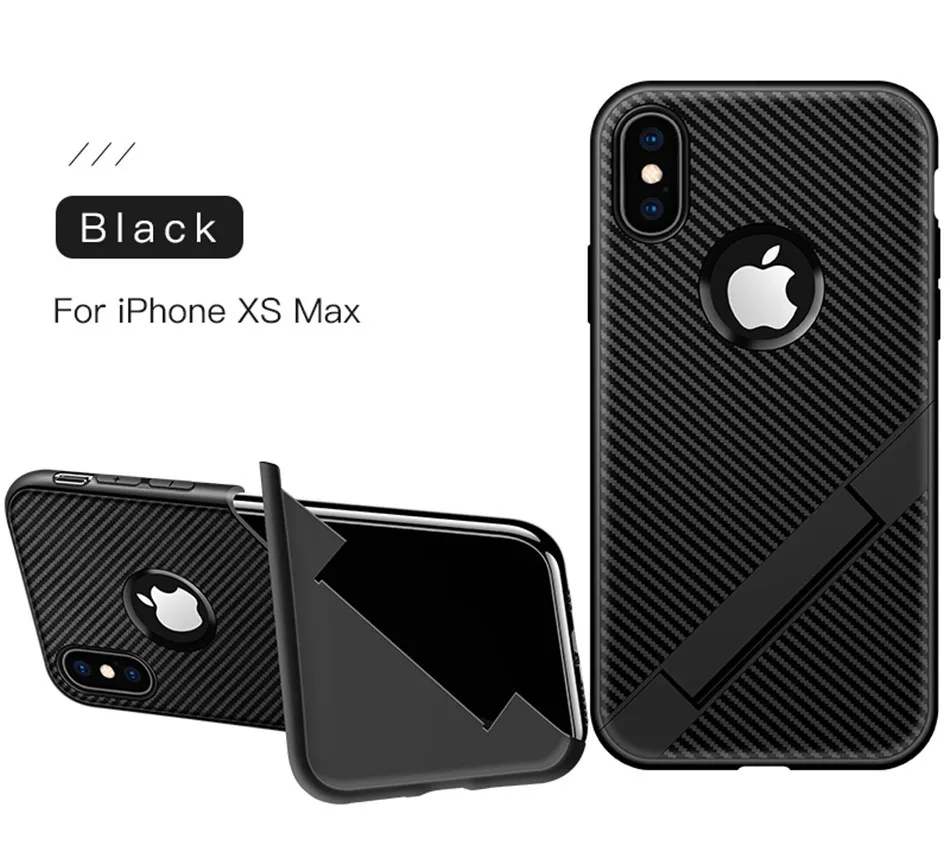 Новый гибридный Чехол для iphone XS Max/iPhone XR X силиконовый чехол с подставкой iPhone 6 6p 7 8