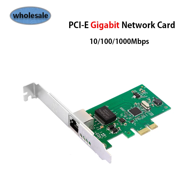 Гигабитный проводной встроенный сетевая карта PCIE сетевая карта бездисковой сетевые карты RJ45 коммутатора Ethernet 10/100/1000 Мбит/с inter 82574 чип OEM
