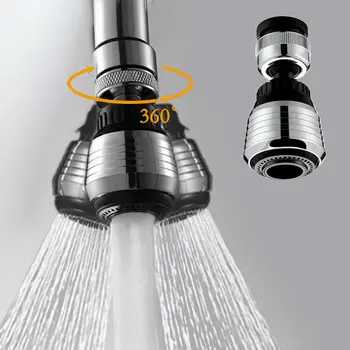 

Kitchen Faucet Bubbler Aerator 360 Degree Swivel Adjustable Dual Mode Sprayer Filter Diffuser Water Save Nozzle Faucet Connector