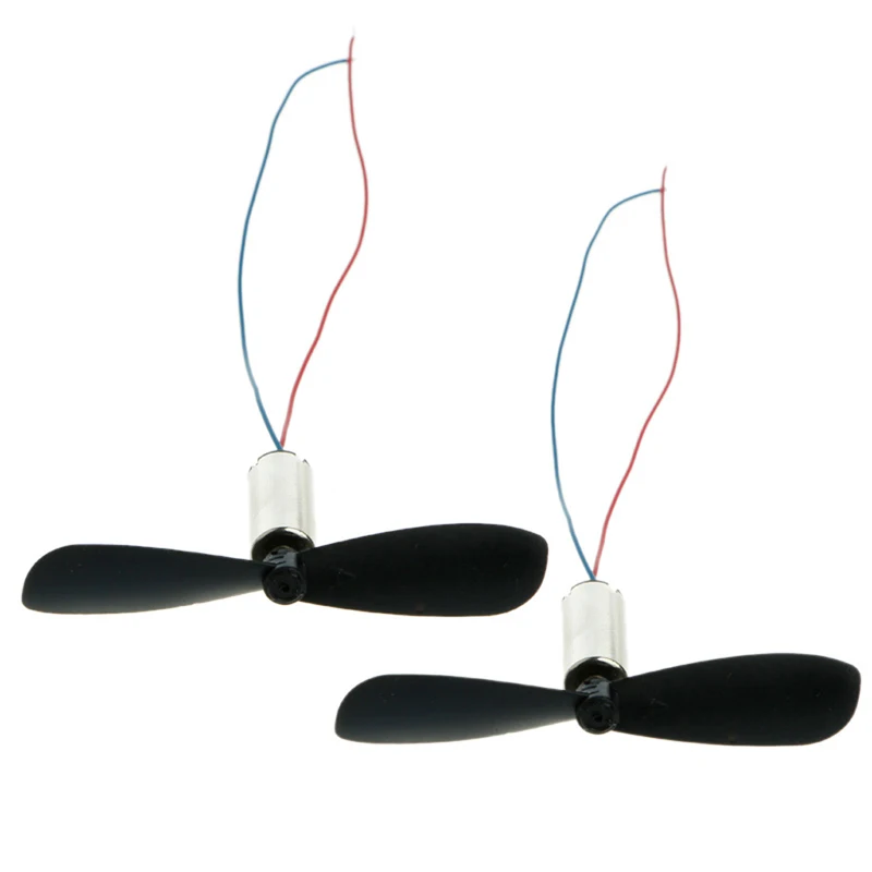 1 пара DC 4,2 V 614 микро DIY вертолет Бессердечный мотор с пропеллером высокая скорость