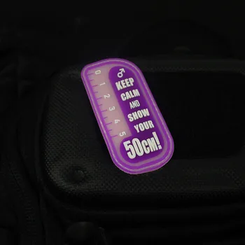 

3D PVC Rubber Patch Keep Calm And Show Your Throw Stick Velcro Armband Morale Military Enthusiasts Patches For Clothes Backpack