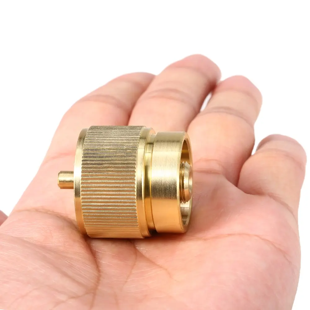 

Lixada Propane Fuel Tank Adapter Lindal Valve Output Camping Stove Tank Convert MAPP Gas Tank Adapter 1 LB Cylinder Input
