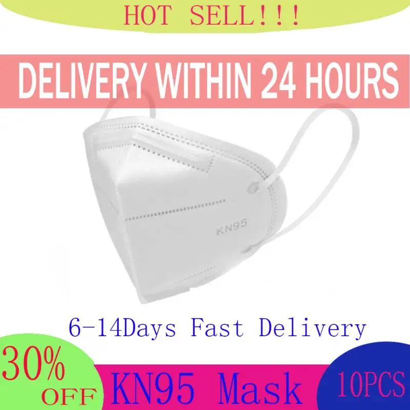 

As Ffp 2 kN95 face masks 6 Layers Mask proof Anti Mask Particulate Mouth Respirator Anti PM2.5 Safety Protective Mask