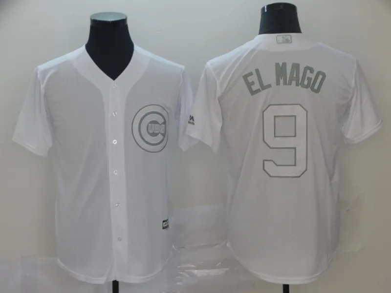 Chicago men Javier Baez 9 Anthony Rizzo 44 Kris Bryant 17 Willson Contreras 40 Yu Darvish 11 игрок Джерси - Цвет: AS photo