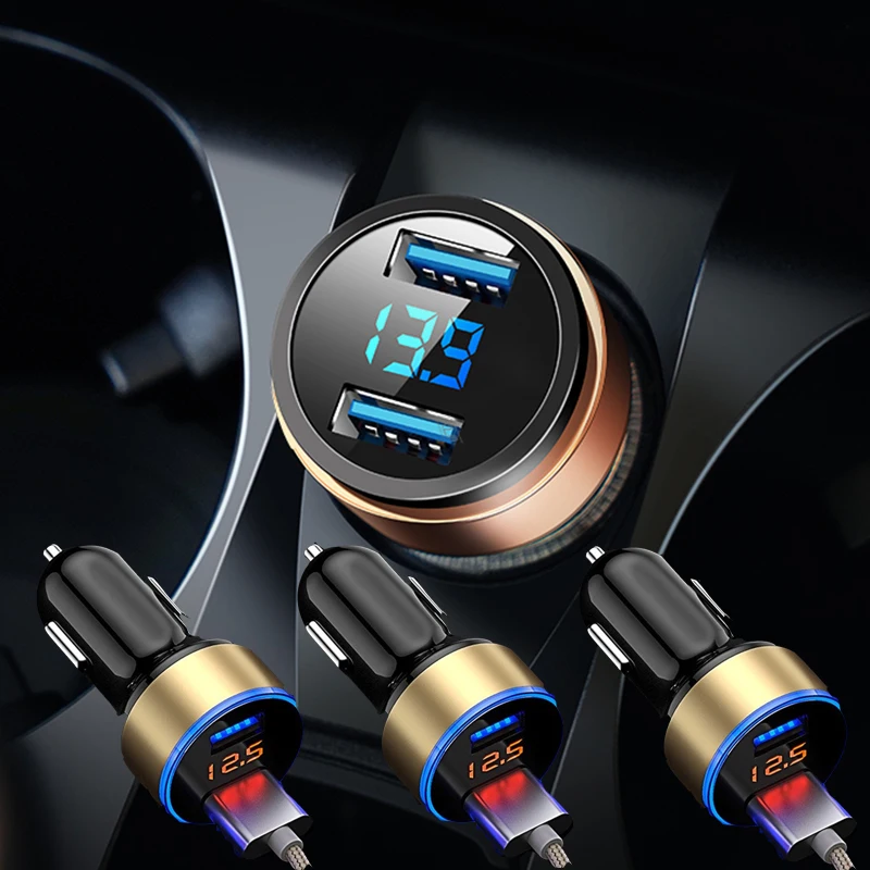 New LED Display Dual USB Car Charger for Infiniti FX-series Q-series QX-series Coupe EX37 EX25 JX35 EX35 G Class M-Class | Автомобили и