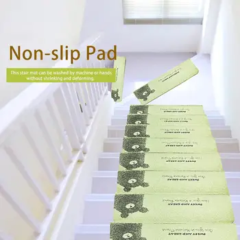 

Self-adhesive Non-Slip Staircase Pads Step Mats Stair Carpets Treads Rugs Pads For Home Decor Protector Pad For Child Pet Safety