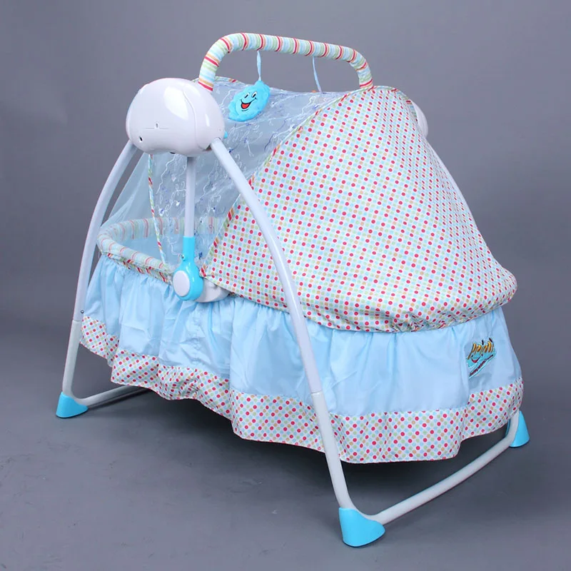 

Foldable Electric Intelligent Baby Cradle Bed Set Childcare Cosy Sleeper Travel Bassinet Cot Crib Comfort Smart Baby Cradle Bed