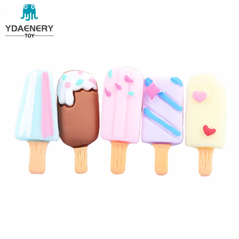 

10Pcs Ice Cream Slime Charms DIY Kit Supplies for Soft Modeling Clay Polymer Additives Phone Case Decoration Accessories Toys