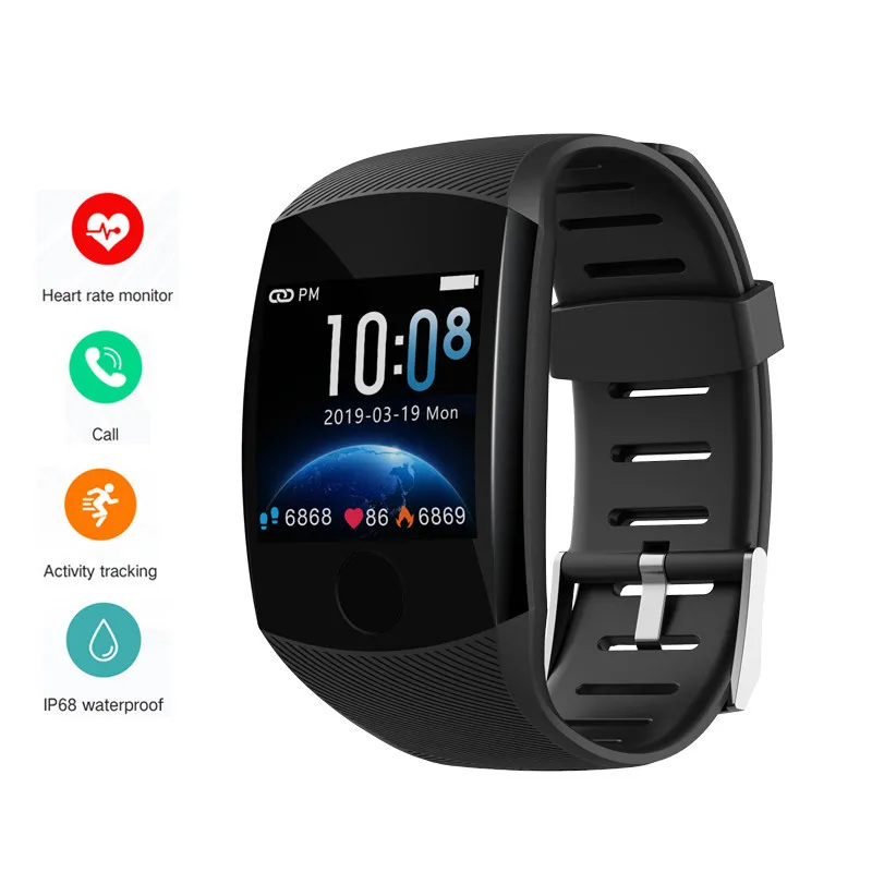 

Q11 Fitness Smartwatch Waterproof Smart Bracelet Blood Pressure Heart Rate Monitor Color Touch Screen Men Smart Watch Wristband