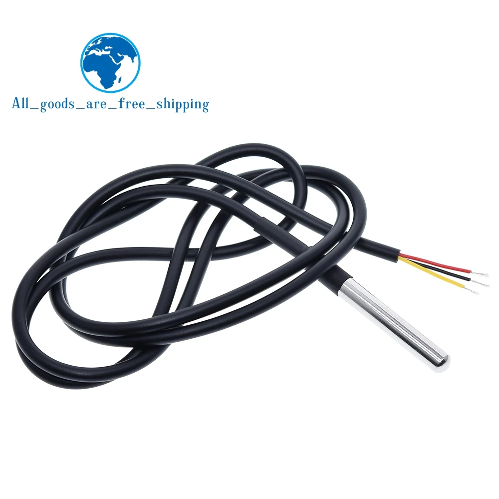 Ds18b20 Temperature Sensor Module Kit Waterproof 100cm Digital Sensor ...