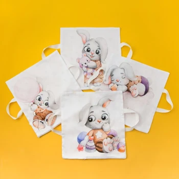 

A set of pillowcases Kroshka I "Bunny Alex" 35 * 35 cm-4 pieces, satin 4667548