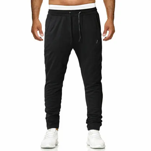 4 стиля Модные мужские облегающие спортивные костюмы обтягивающие штаны Длинные