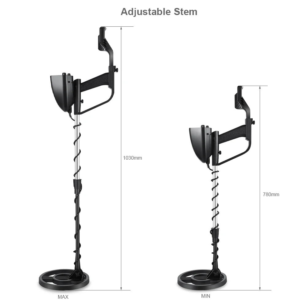 Koop Boolatek Underground Metal Detector MD4030 Alle Metalen Gold Finder Detector Treasure Hunter