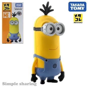 

Takara Tomy tomica minions kevin alloy model kit Despicable Me anime figure baby toys diecast hot pop bauble miniature kids doll