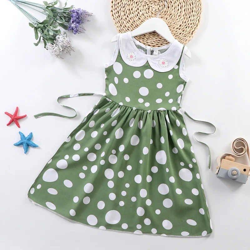 Super Affordable Promotional Clothes 3-10 Years Old Baby Girl Dress Birthady Party Princess Dress Kids Everyday Casual