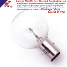 DONAR DN-60667 00844064 24 в 100 Вт BA20d двойной контакт байонетный светильник накаливания 24V100W старый поисковый светильник s микроскоп лампа