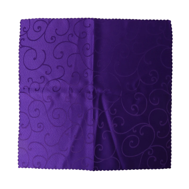 purple Салфетки для стола, салфетки из ткани, декор для свадьбы, вечерние салфетки для отеля, столовые салфетки, домашний текстиль - Цвет: purple