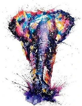 

5D diy modern style abstract elephant diamond painting kits for home decor