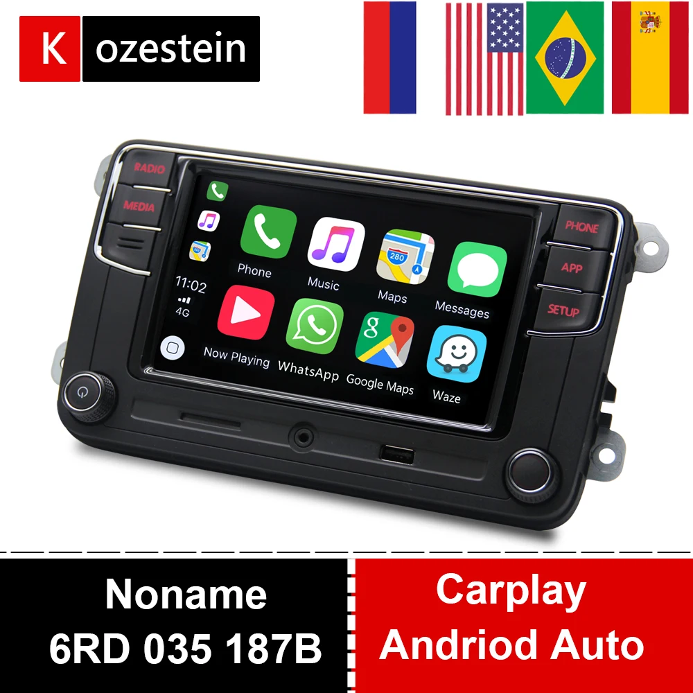 

Android auto carplay Car Radio RCD330 Plus Noname RCD340G Plus 6RD035187B for Polo Golf MK5 MK6 Jetta Passat Tiguan Eos Bettle