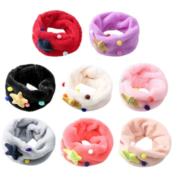

Winter Baby Boys Girls Scarf Warmer Star Pattern Scarf Infant Thicken Collar Scarves Toddler Neckerchiefs Scarves
