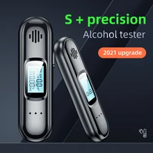 2021 New Digital Breath Alcohol Tester Mini Professional Police Alcohol Tester Breath Drunk Driving Analyzer LED Screen