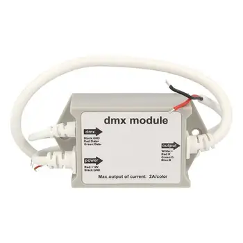 

LEDLUX DD5312 DMX module Converter PWM 12V 2 AX3 3 channels RGB
