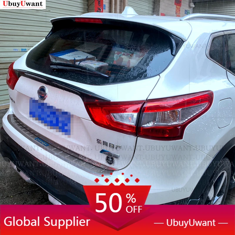 Средний задний спойлер для багажника Nissan Qashqai высококачественный из АБС-пластика