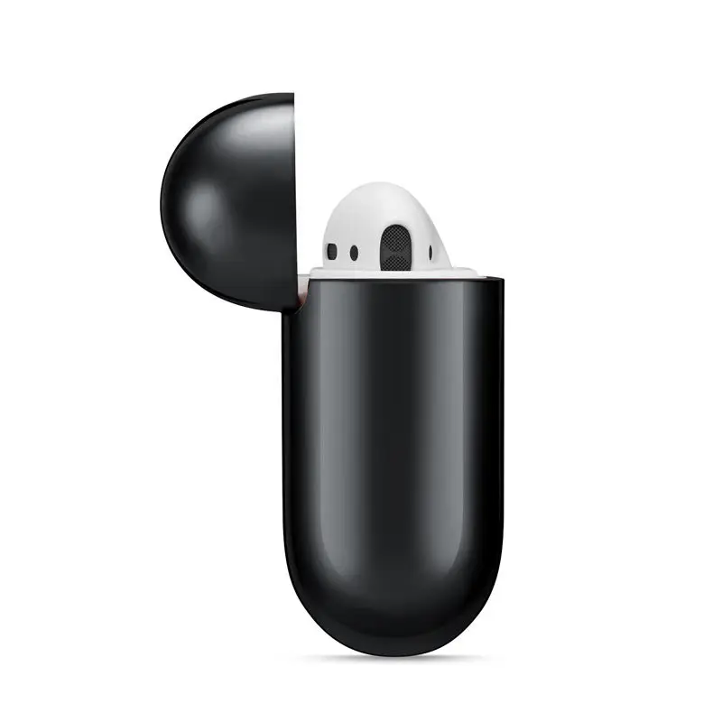 Новые ТПУ гальванические беспроводные Bluetooth гарнитуры Чехлы для Apple Airpods 1/2 защитный чехол зарядная коробка противоударный чехол