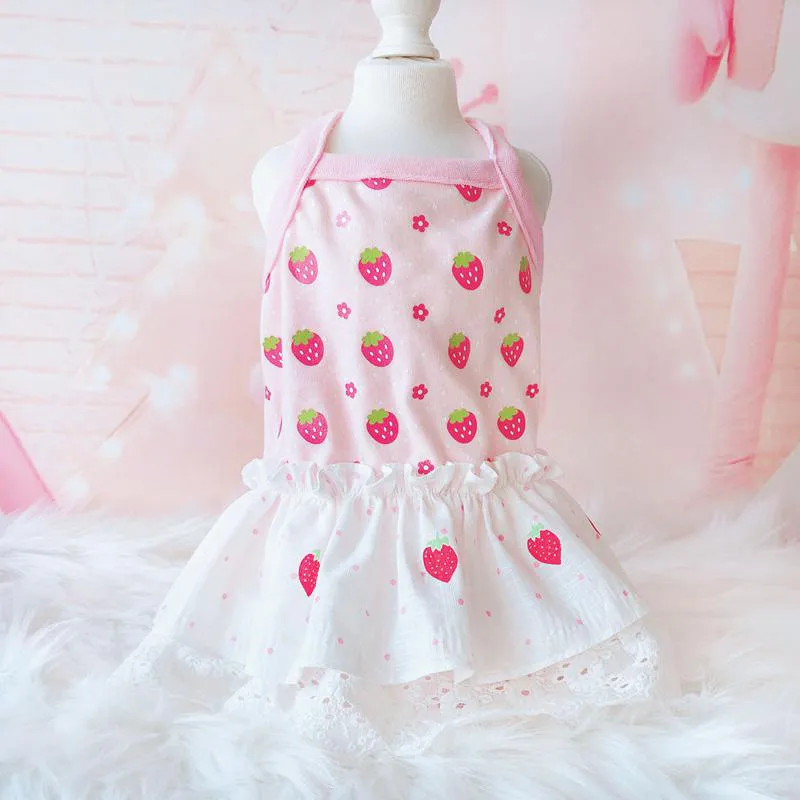 Милое Цветочное платье для собак Vestidos для маленьких собак летняя одежда для чихуахуа мопса Йоркского щенка Одежда для кошек Свадебные платья для собак