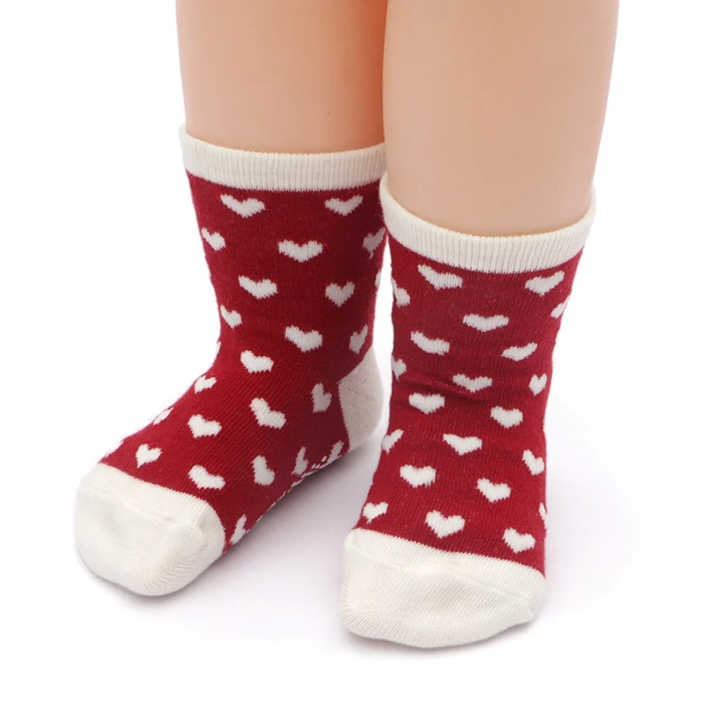 12 пар/лот; носки для малышей; зимние теплые хлопковые носки в полоску с героями мультфильмов для девочек