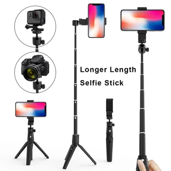 

3 In 1 Wireless Bluetooth Selfie Stick Extendable Handheld Monopod Foldable Mini Remote Tripod Dual USB Power Bank Tripod Selfie