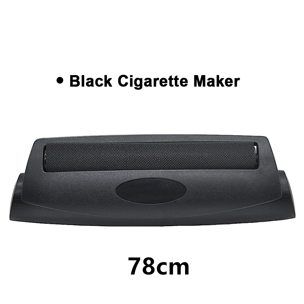 78mm Black 1 шт. сигаретная машина совместных ролика двуспальная ручной DIY ручной легкая сигарета сделать конус сигаретная табачная заполнения 78/110 мм - Цвет: 78mm Black