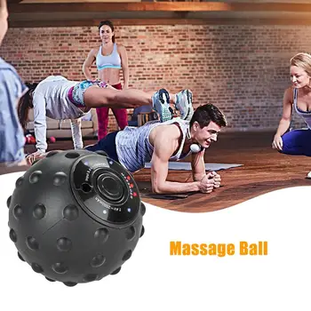 

High Speed Intensity Vibrating Massage Ball for Muscle and Fasciitis Pain Relief and Trigger Point Treatment Yoga Fitness Tool