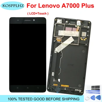 

For Lenovo A7000 Plus LCD Screen Display Touch Screen Digitizer Assembly+Frame Replacement For Lenovo K3 Note With Tools