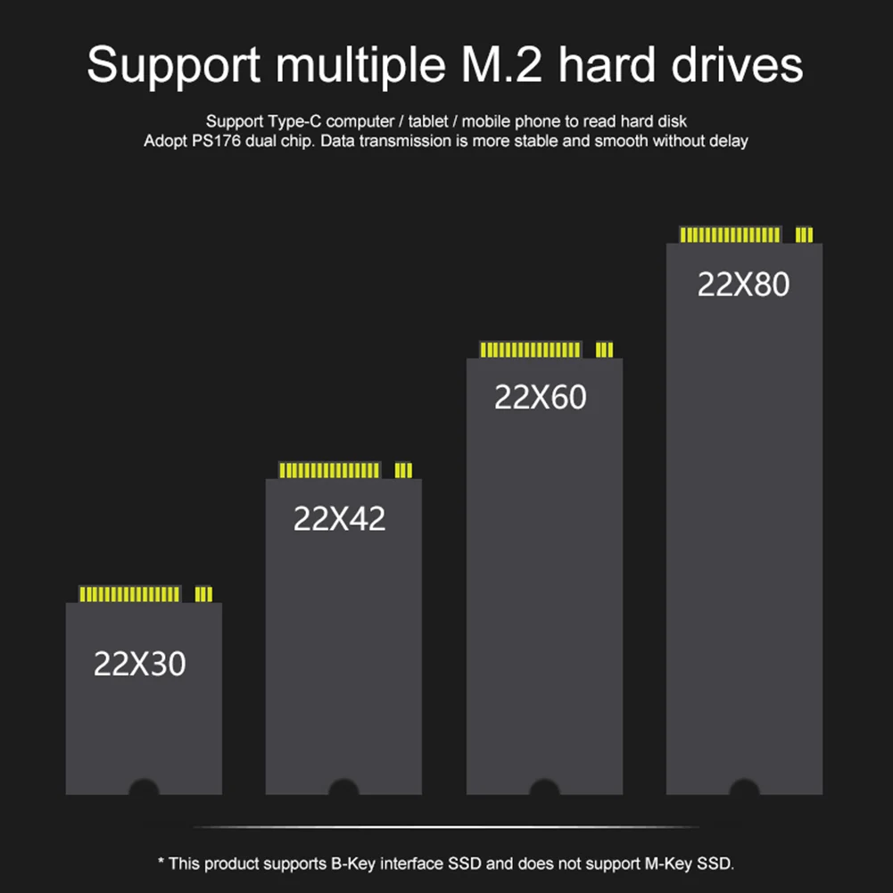 USB 3,1 Type-C к M.2 NGFF SSD мобильный жесткий диск коробка адаптер карта Внешний корпус чехол для NGFF твердотельный накопитель SSD