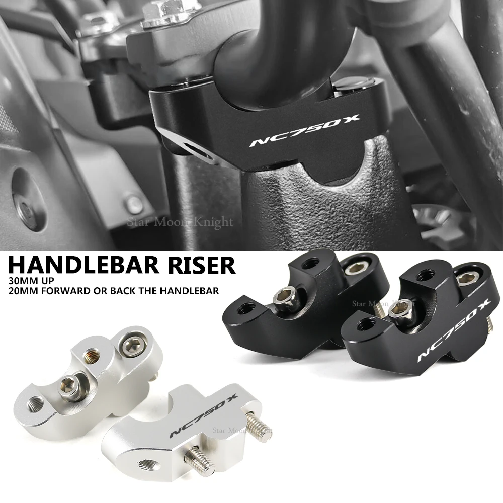 

For Honda NC 750 X NC750X 2016 - 2021 CB500X CB500F CB300F Motorcycle Accessories Riser Lifting Handlebar Clamp Handlebar Riser