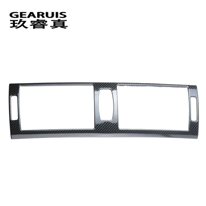 

Car styling Center Console Air Conditioning Outlet frame covers Stickers trim for BMW X5 E70 X6 E71 Carbon fiber Stainless Steel