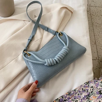 

Special Shoulder Belt Design Small PU Leather Crossbody Bags For Women 2020 Stone Pattern Shoulder Bags Handbags Travel