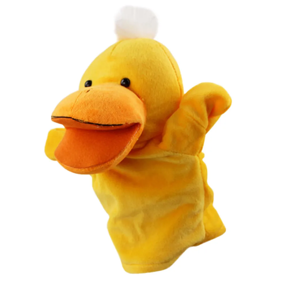 Cute Cartoon Animal Doll Parent-child Interactive Telling Story Kids Glove Hand Puppet Soft Plush Toys #B